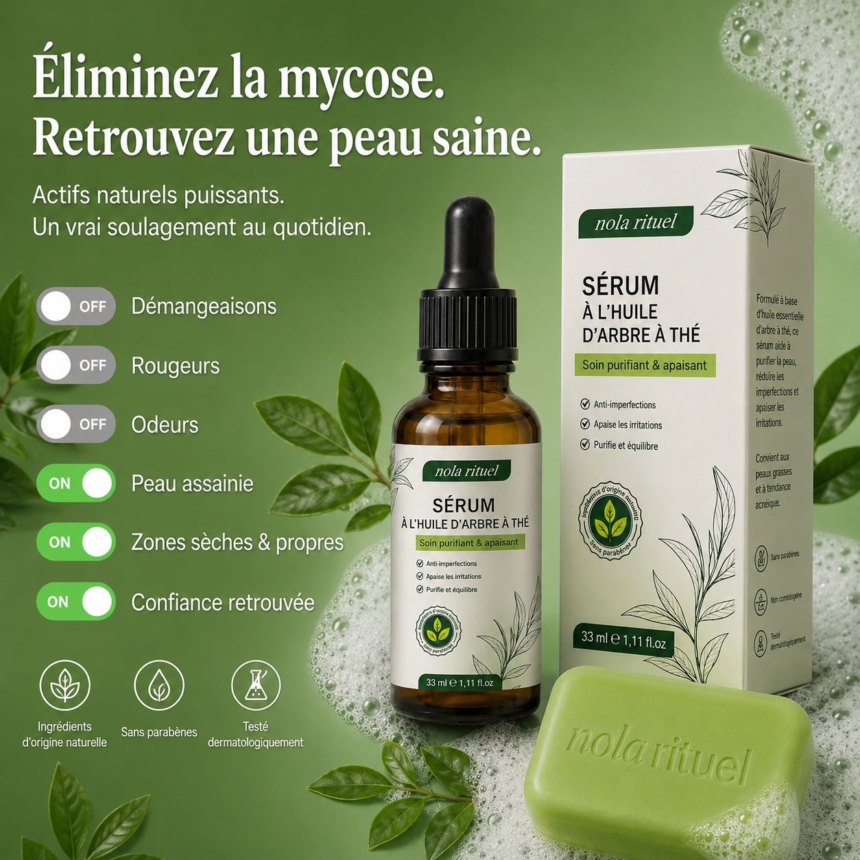 Nola® Sérum Purifiant Antifongique