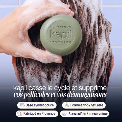 Shampoing solide anti-pelliculaire · apaisant & doux