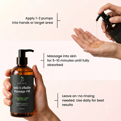 Body For Us Anti-Cellulite Massage Oil